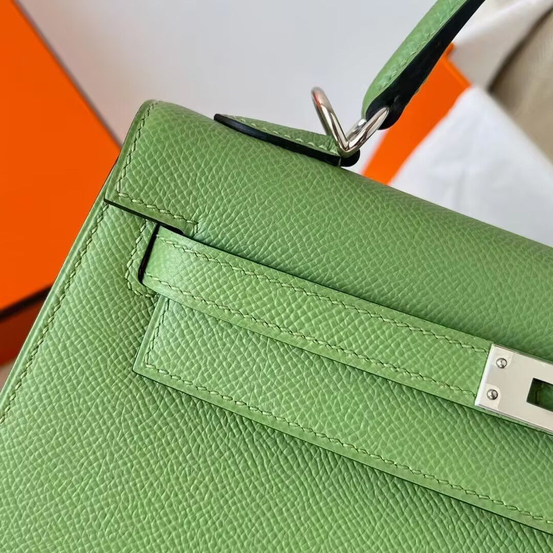 H**mes kelly silver-tone hardware 28