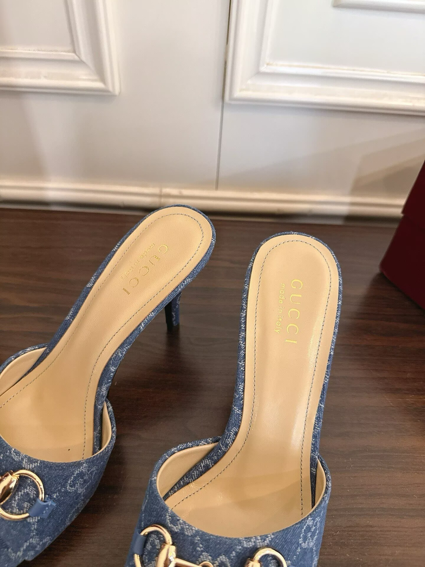ua G*u*i slide sandal with horsebit