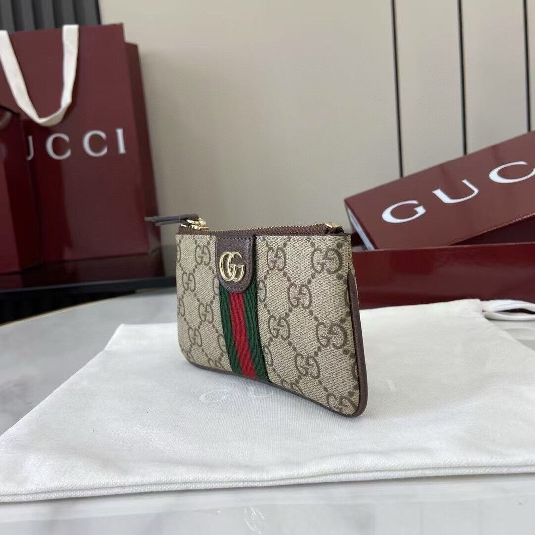 G*u*i ophidia zip key pouch