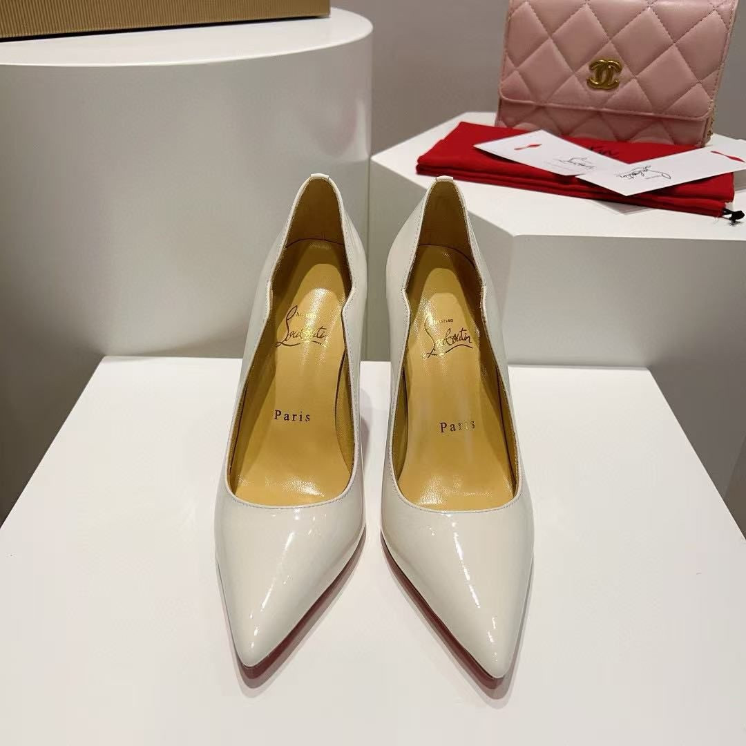 ua ch**an louboutin hot chick 10cm heel(cusT0mized about 10 days production time)