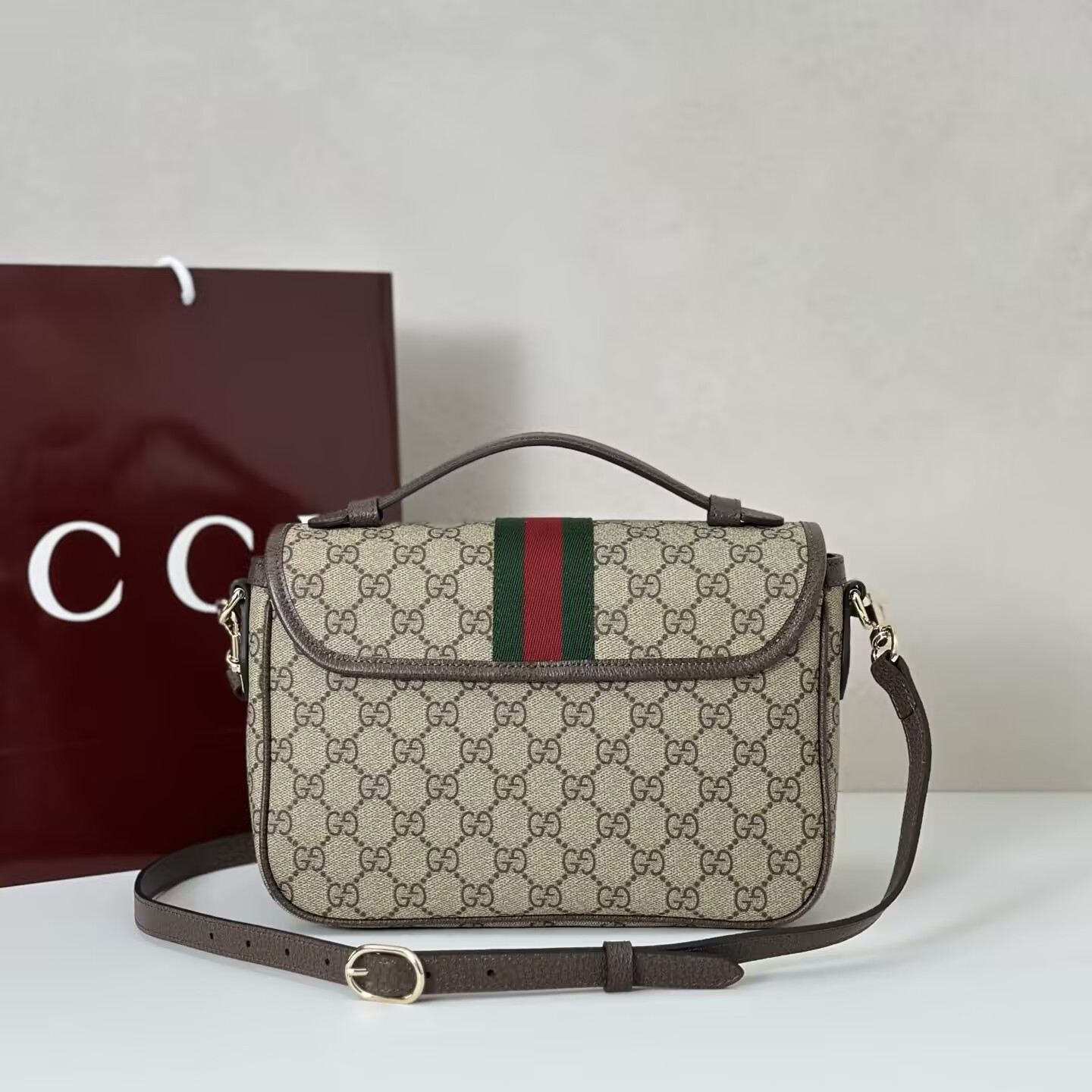 G*u*i ophidia medium top handle bag 24x11.5x17.5cm