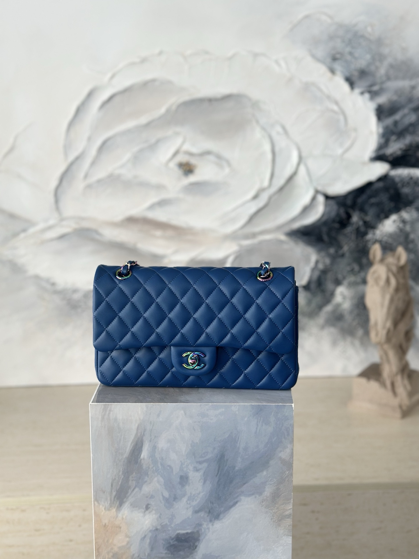 Ch*el flap bag 25.5x15x6cm