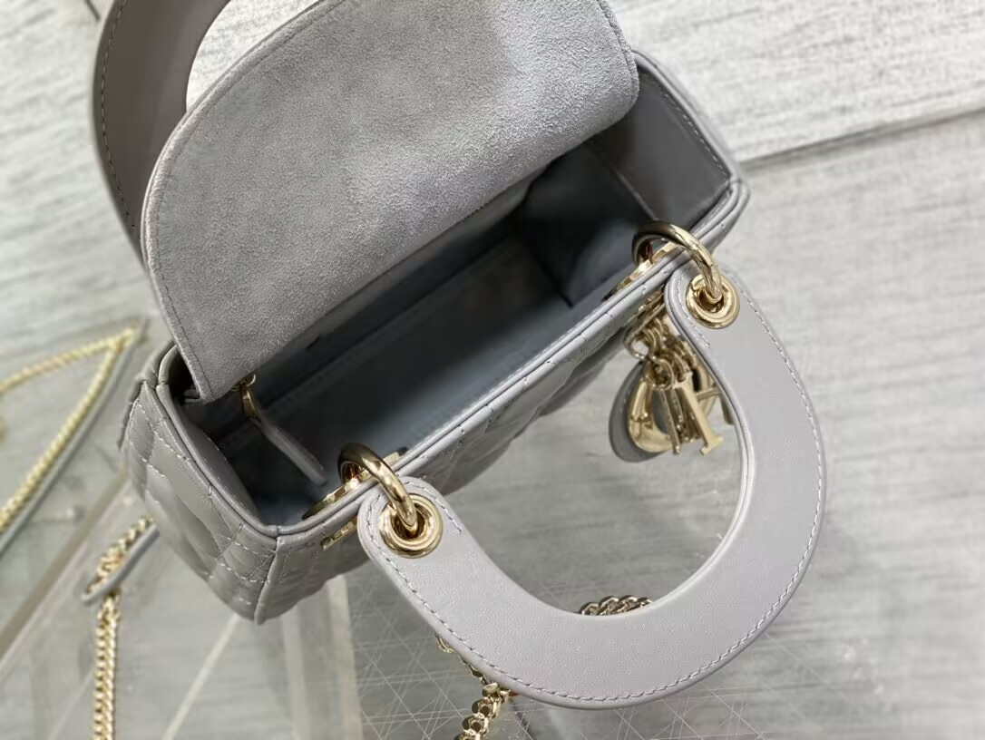 D*or  mini lady D*or bag 6.5 x 6 x 3 inches