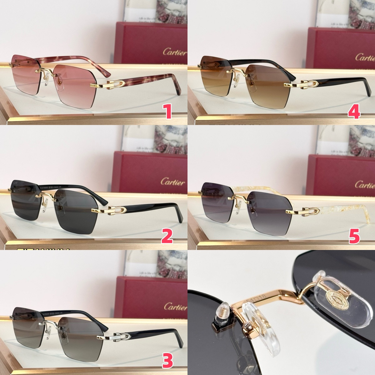 Ca*t*er glasses ct0623o 54-18-145