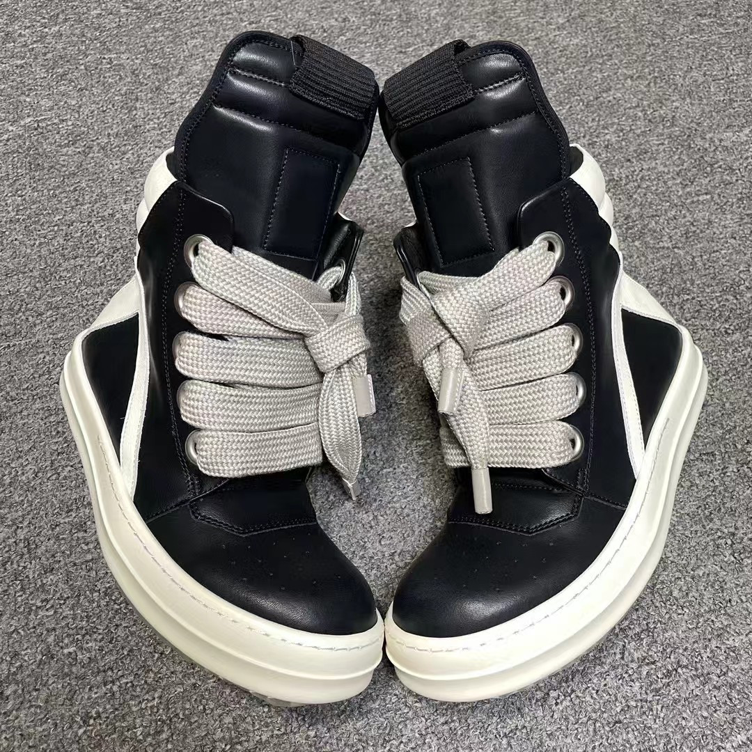 ua r1ck 0wens geobasket high black white 21ss