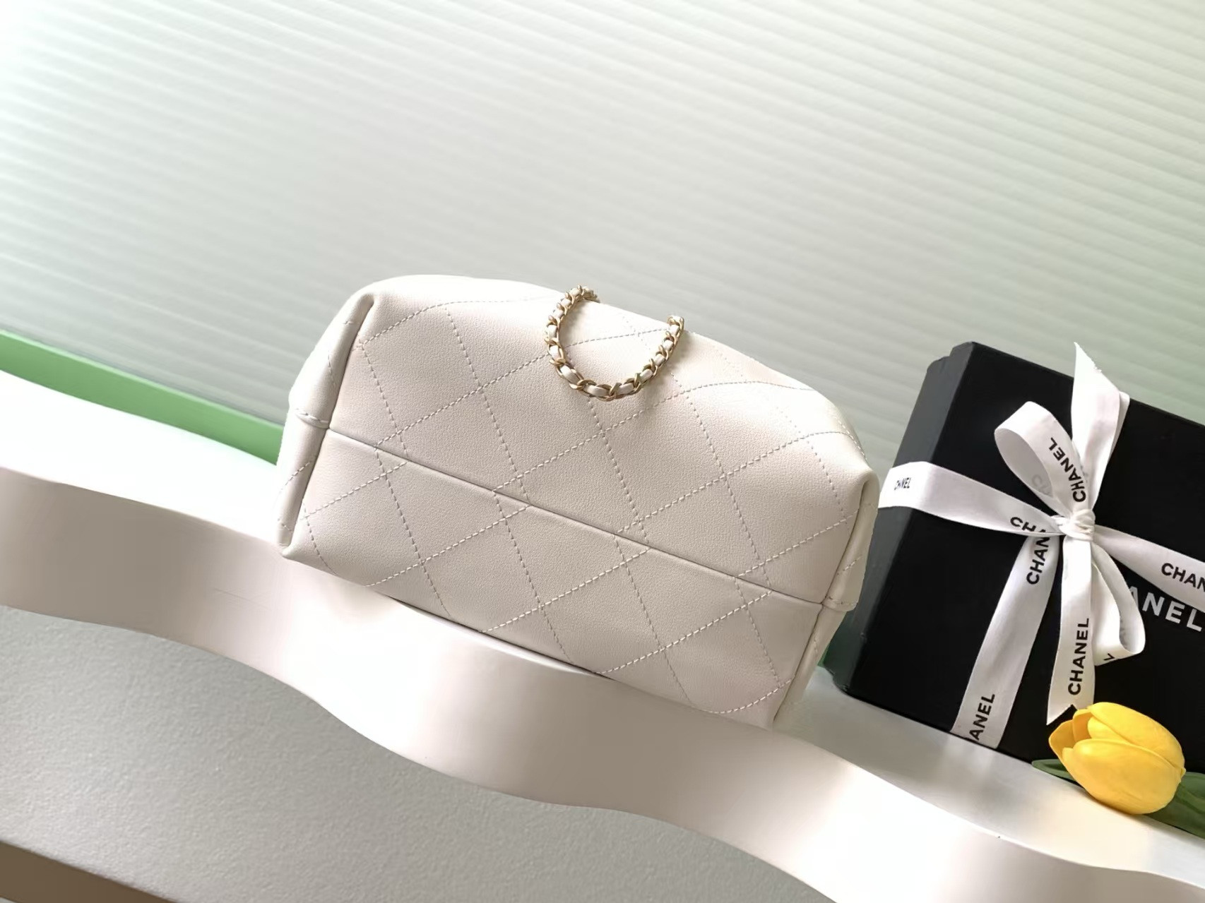 Ch*el hobo handbag as5976 32x24x12cm