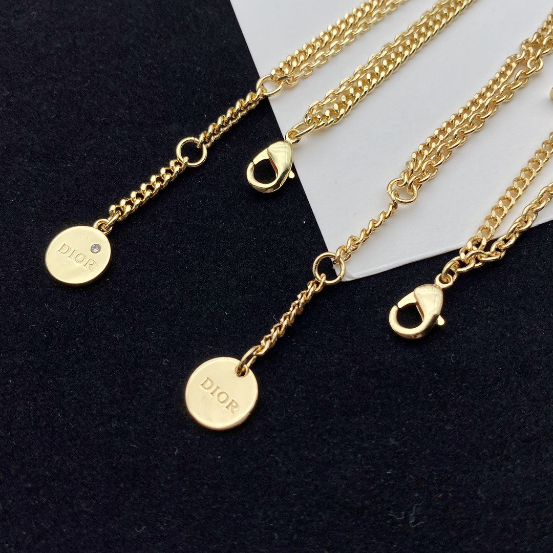 D*or petit cd double necklace