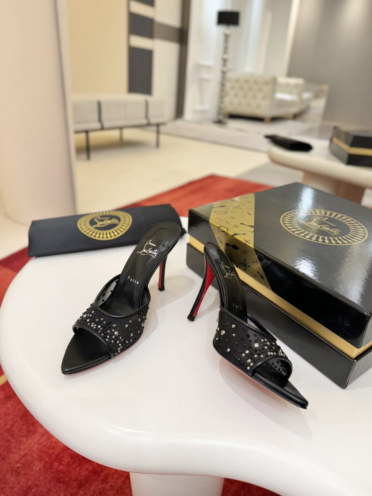 ua Ch**an louboutin miss z mule