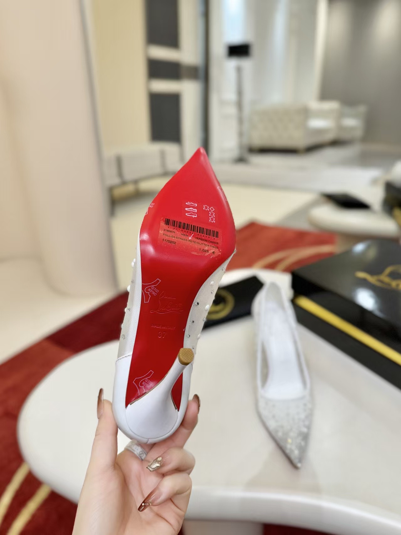 ua Ch**an louboutin miss z degrastrass perla pumps