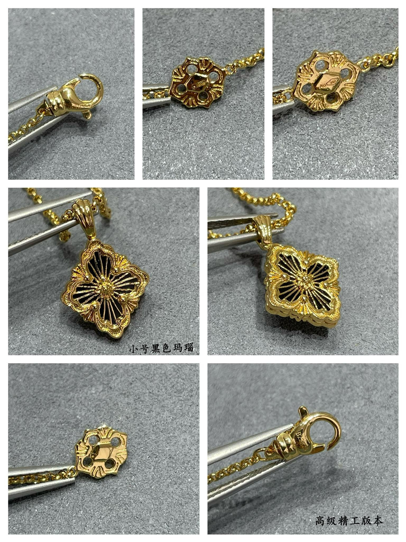 Bvcce11ati small black onyx opéra series necklace