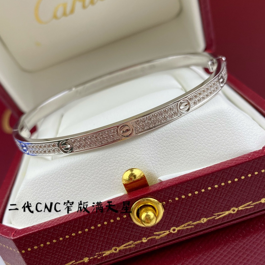 ca*t*er narrow gypsophila Di*m*nd bracelet(no returns or exchanges accepted)