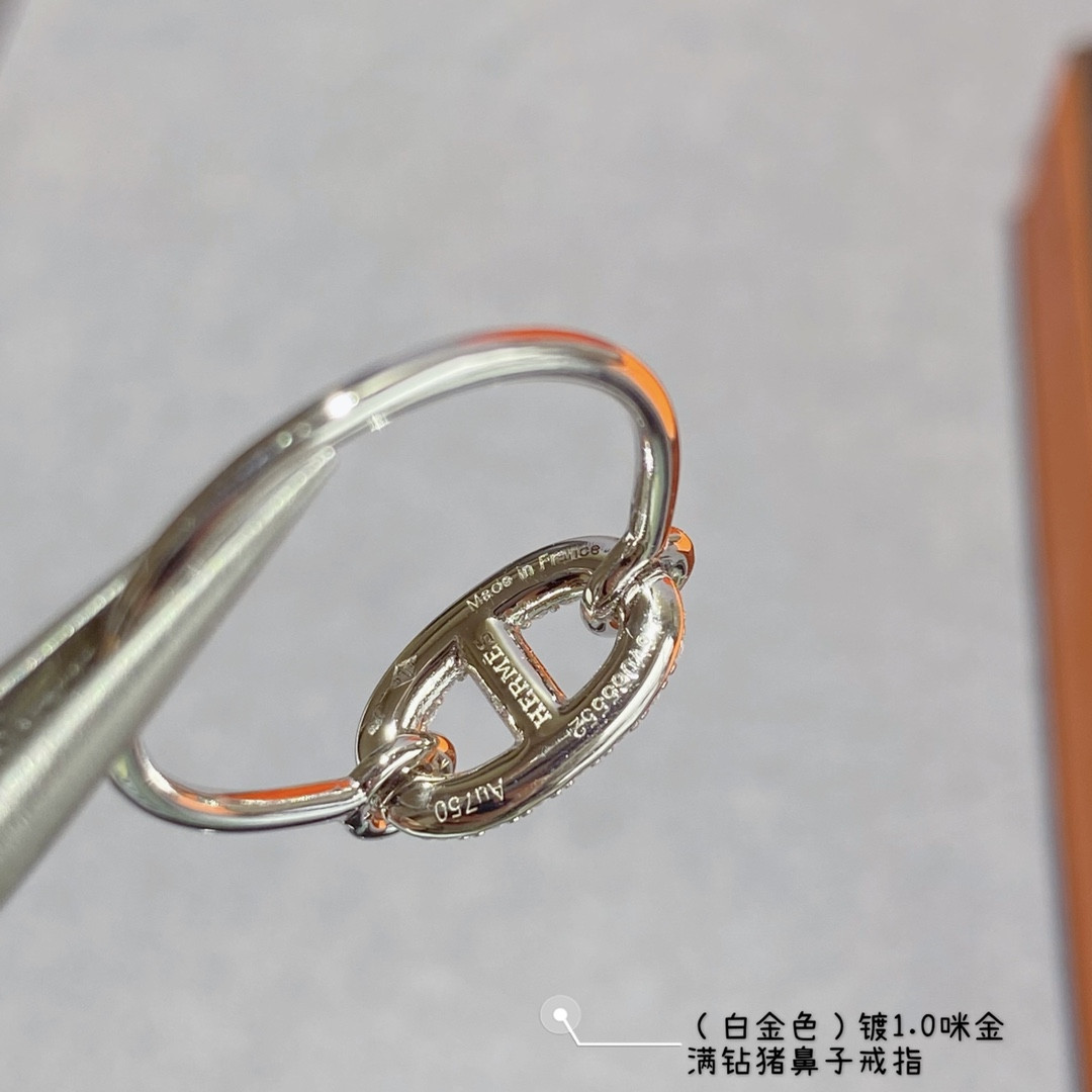 H**mes farandole collier de chien full di*m*nd ring