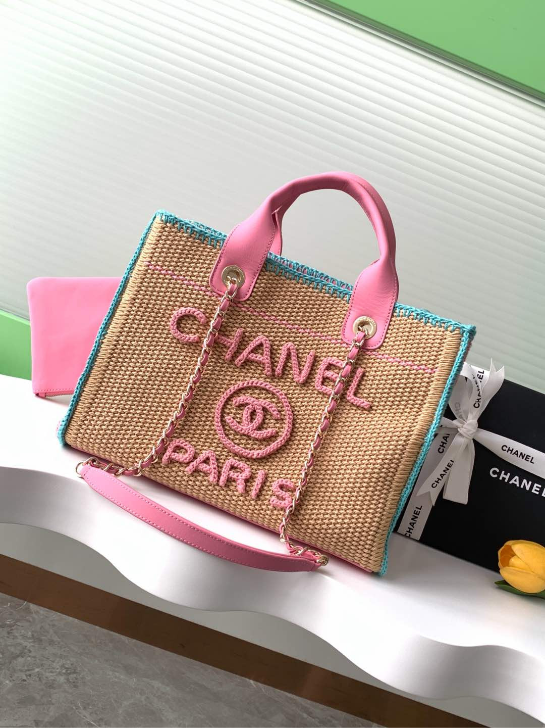 Ch*el shopping bag 33x34x17cm