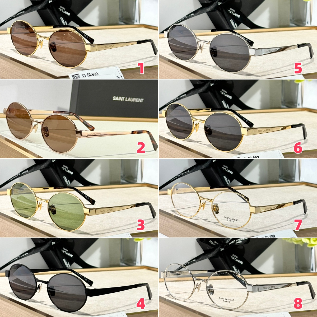 Y*L glasses sl692 55-19-145