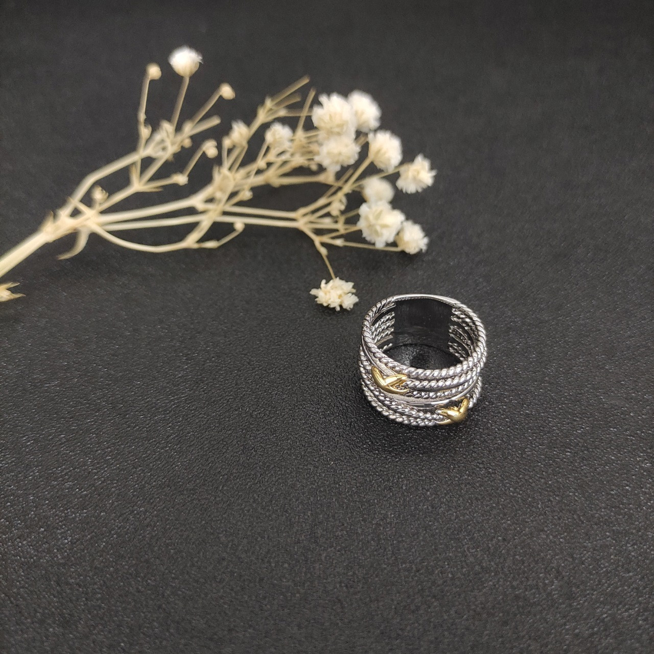 dau1d Yvrm*n double x color ring