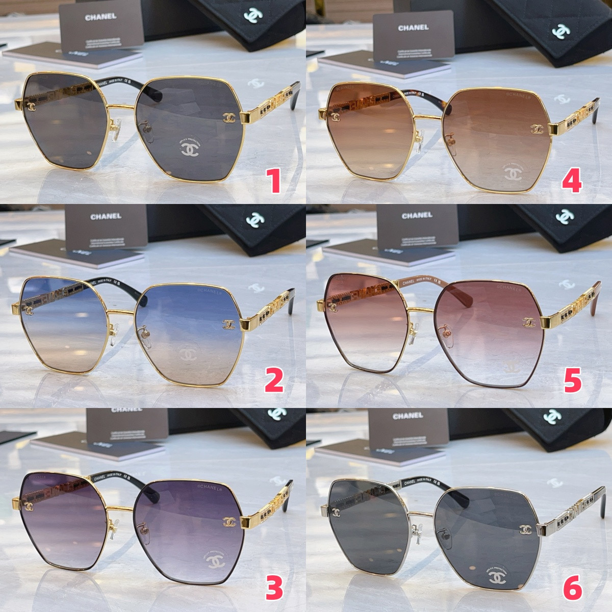 Ch*el glasses ch6043 60-16-145