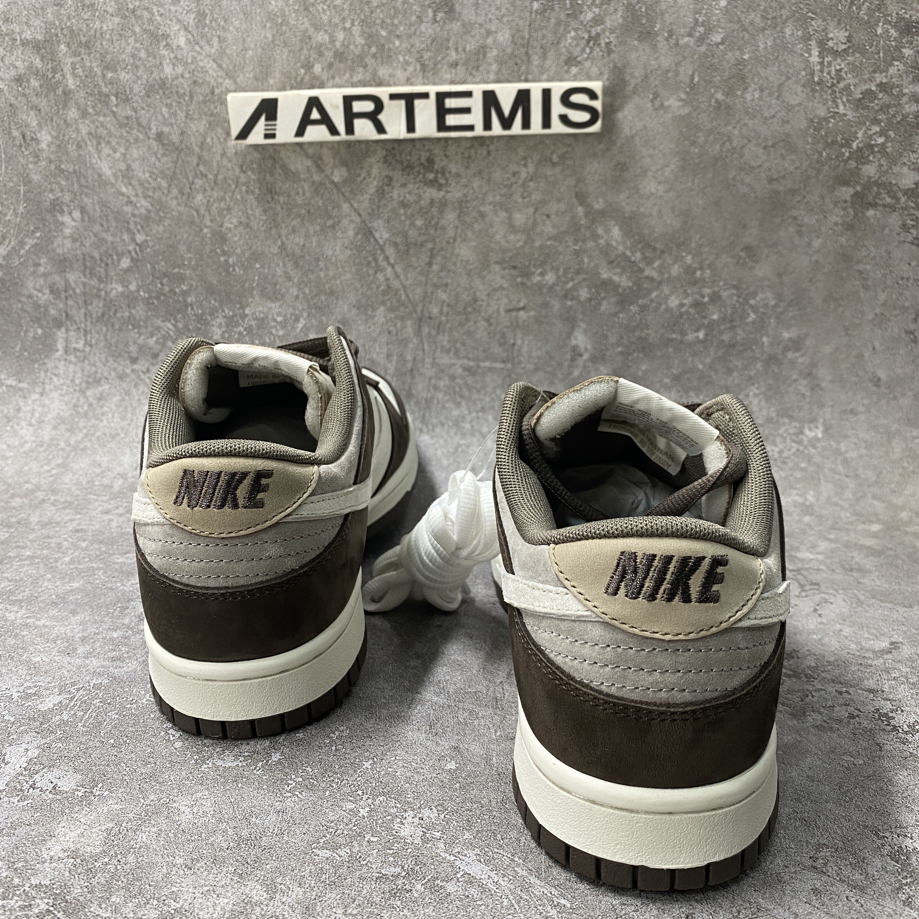 nike dunk low katushiro T0mo white grey