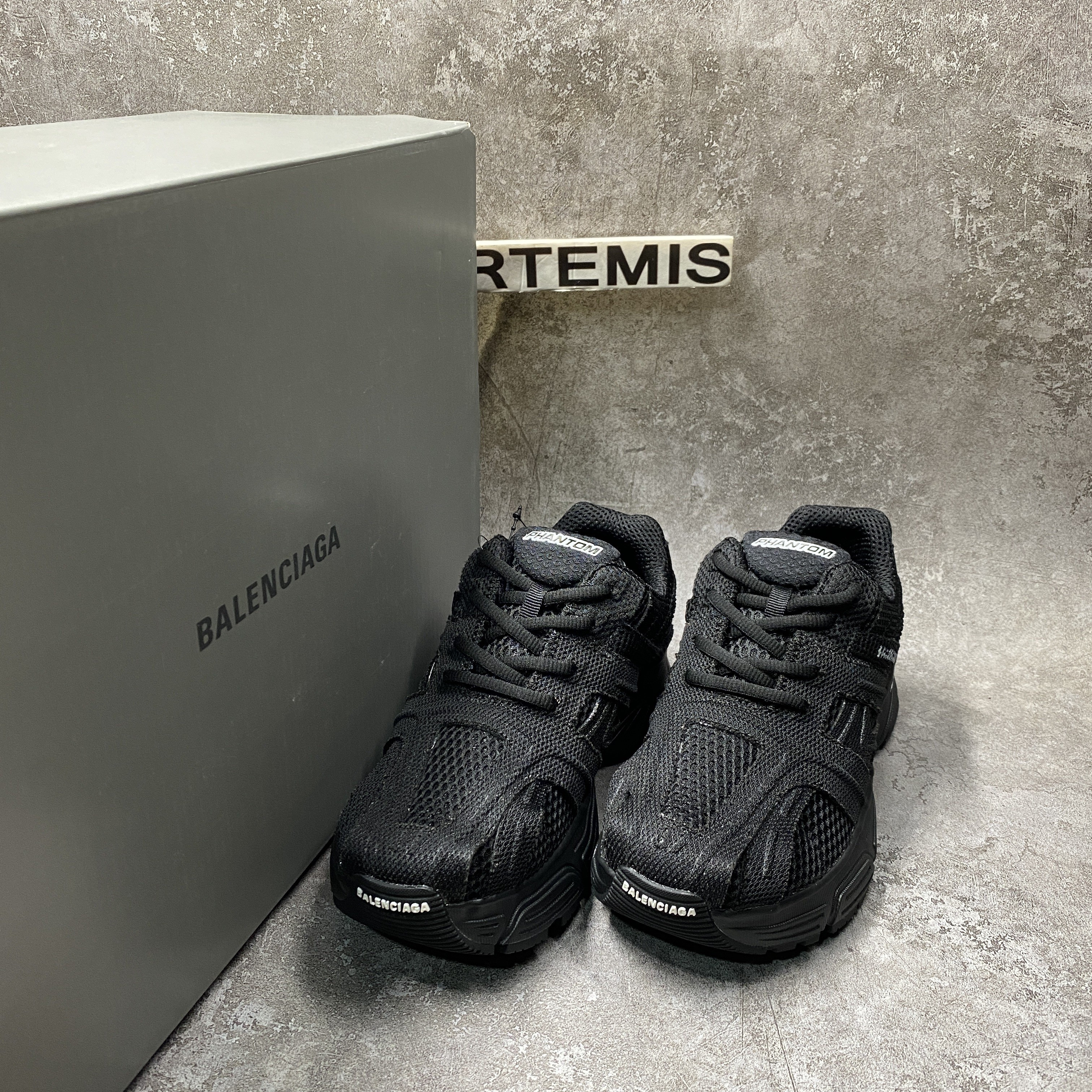 balenciga phanT0m sneaker black
