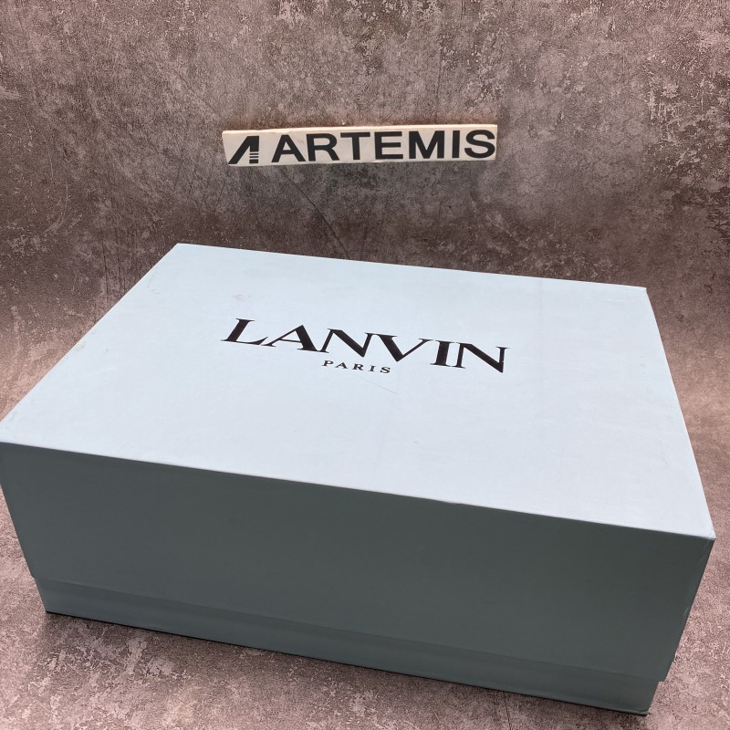 Lanu1n leather curb blue gum