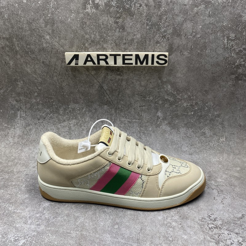 GC Screener Leather In Green and Pink