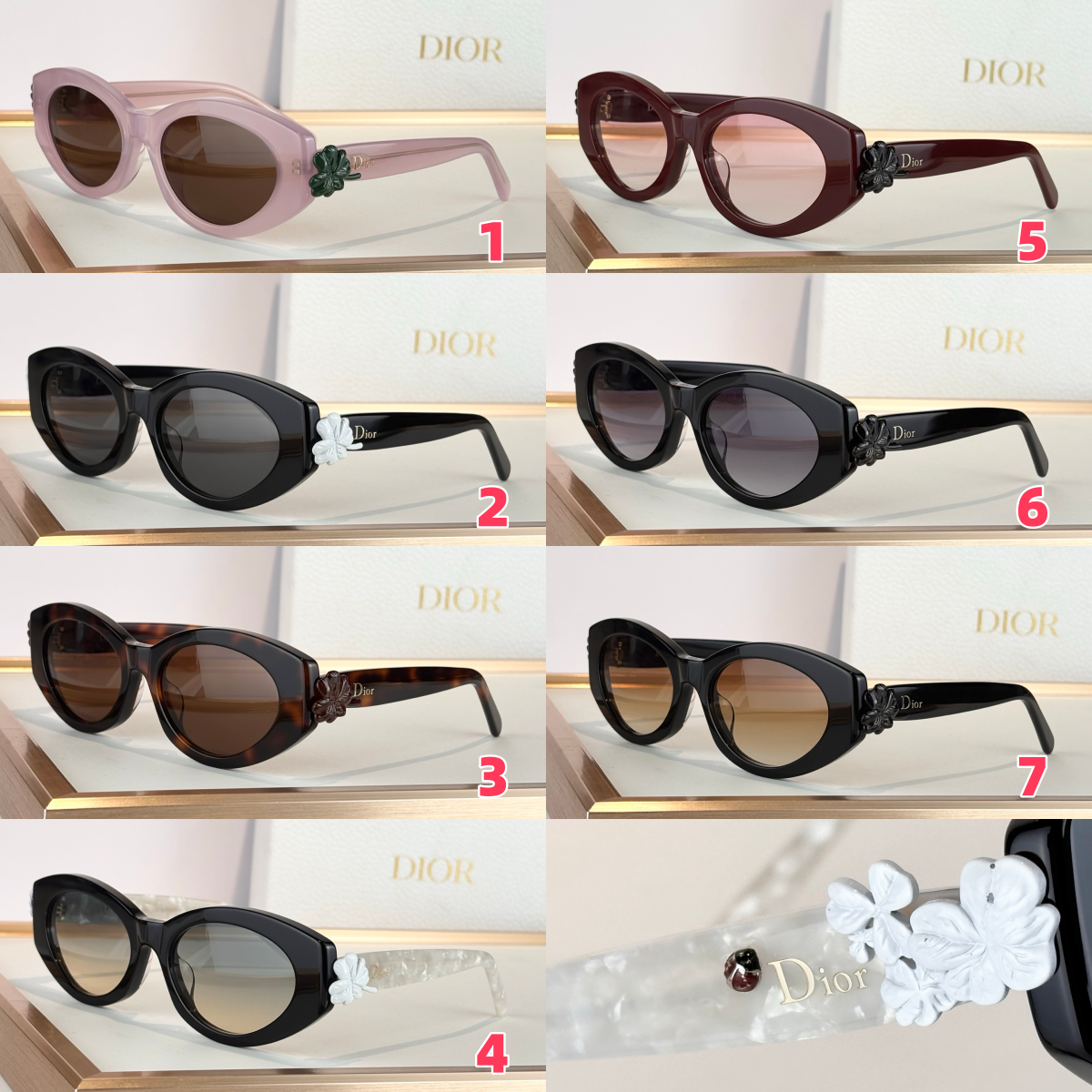 D*or glasses D*orclover b1f 54-19-140