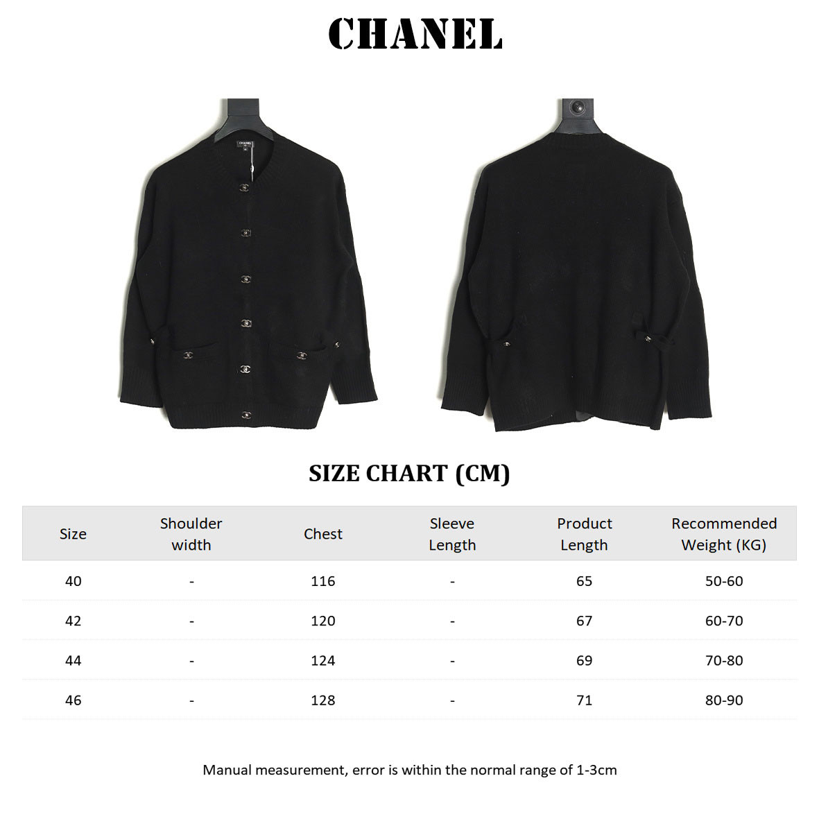 Ch*el knitting cardigan