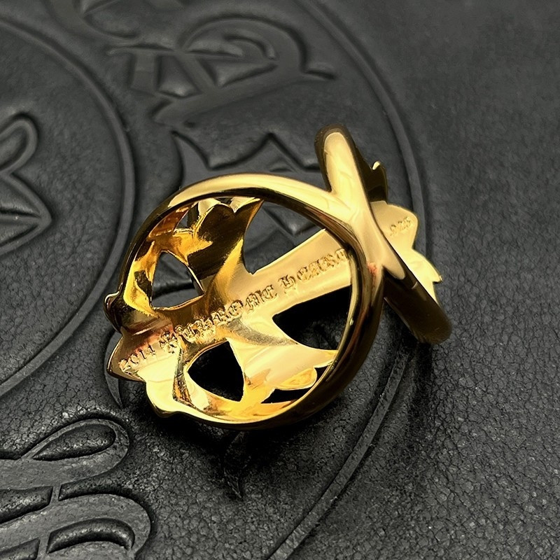 Ch**me He**ts cross cutout ring