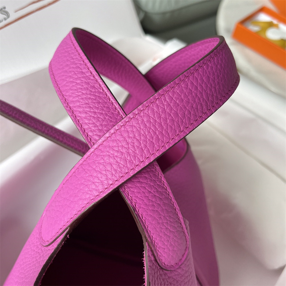 H**mes picotin 18cm fluorescent purple without original box