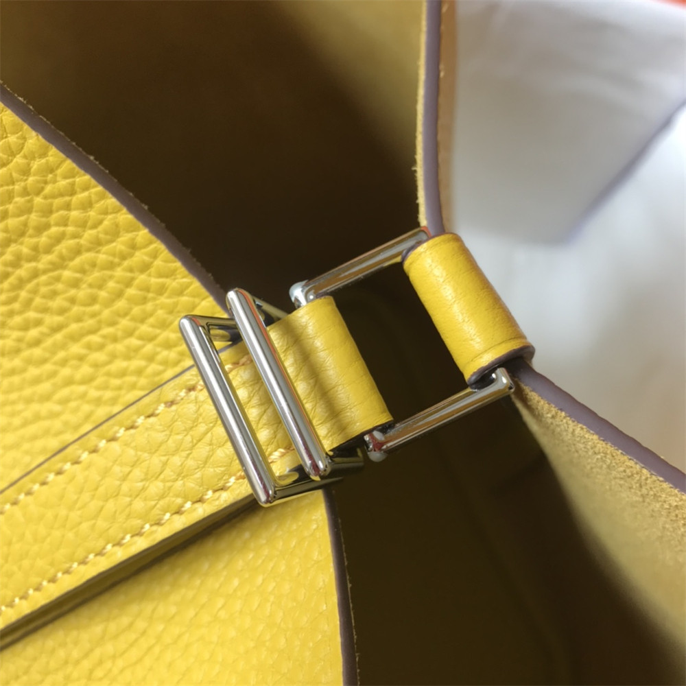 H**mes picotin 18cm amber yellow without original box