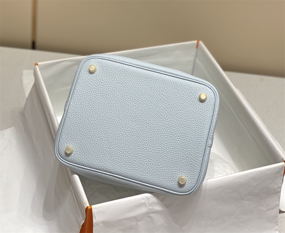 H**mes picotin 18cm holy grail blue without original box