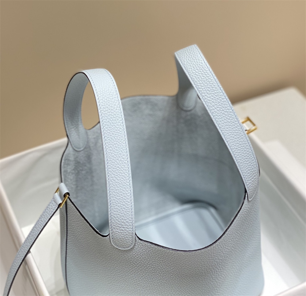 H**mes picotin 18cm holy grail blue without original box