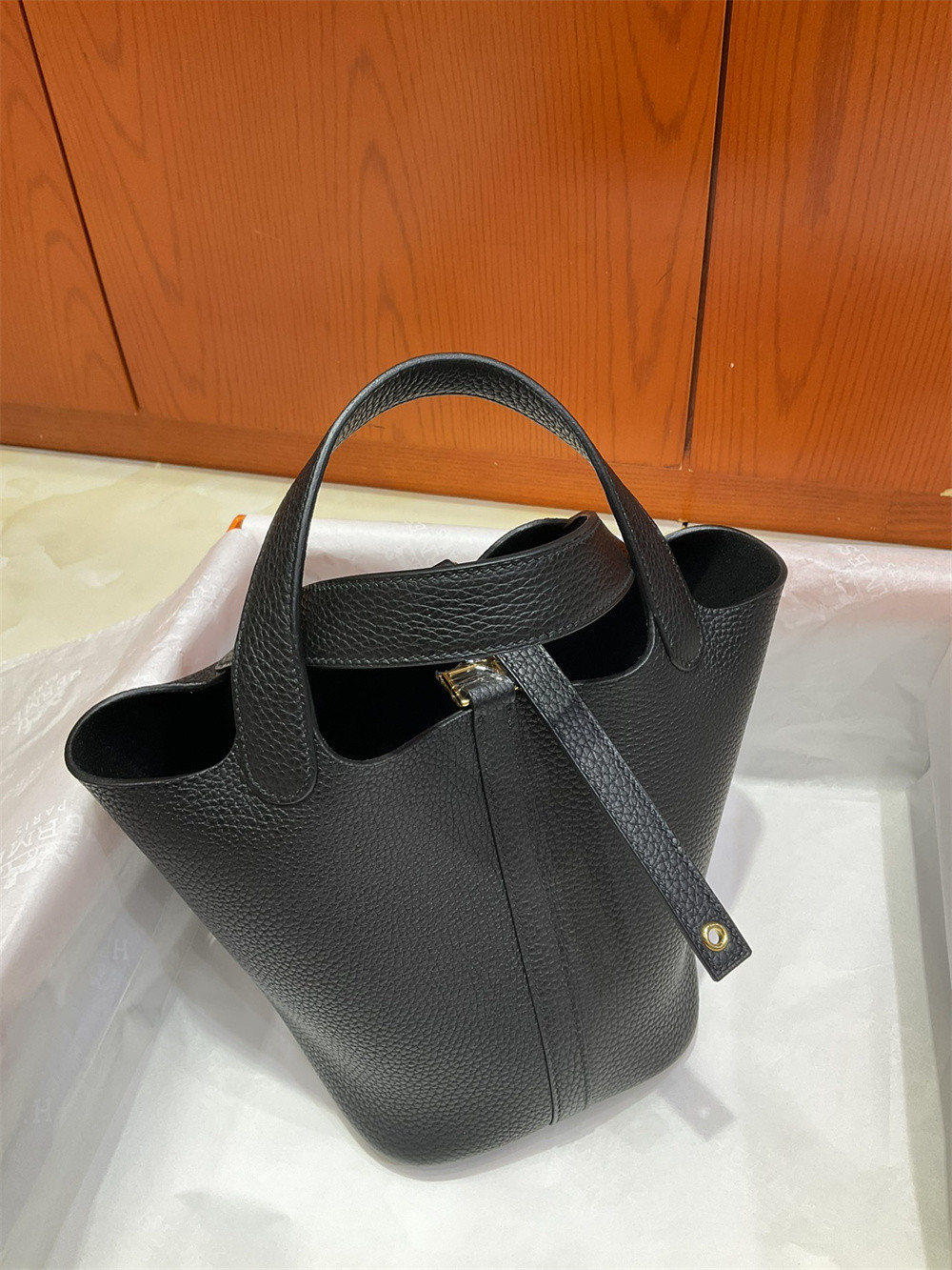 H**mes picotin 18cm black without original box
