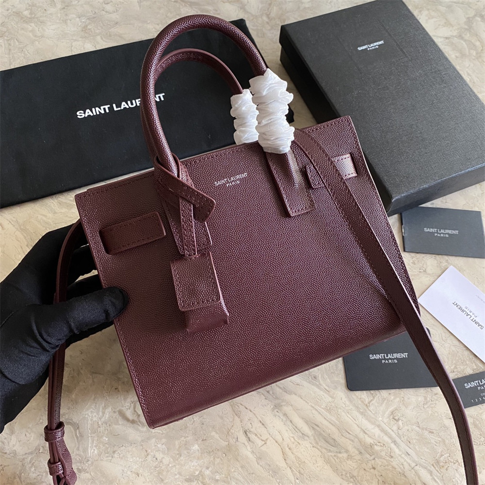 Y*L sac de jour nano in grained leather