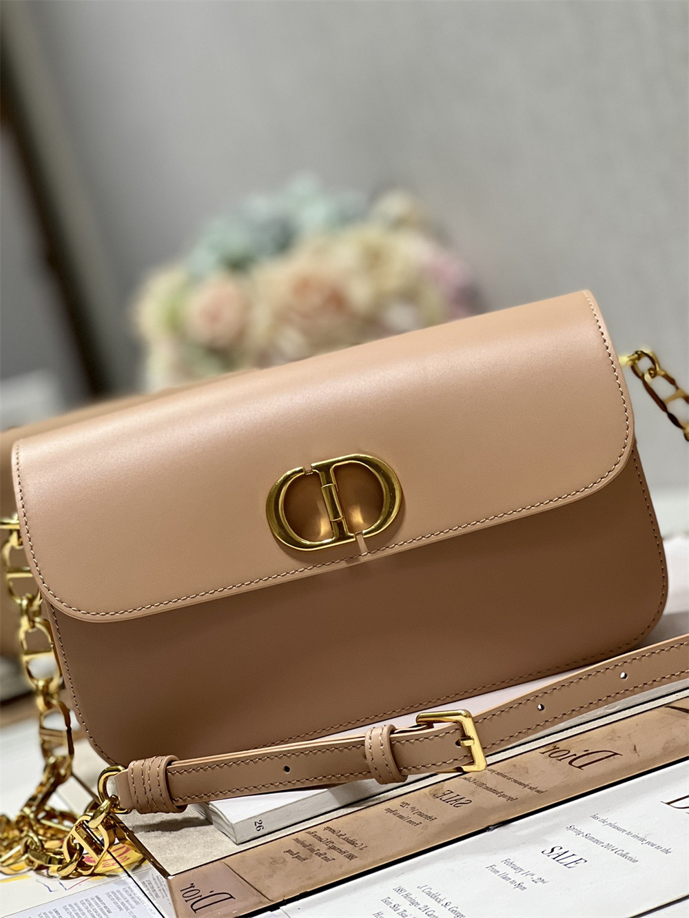 D*or 30 montaigne avenue pink 22.5 x 12.5 x 6.5 cm