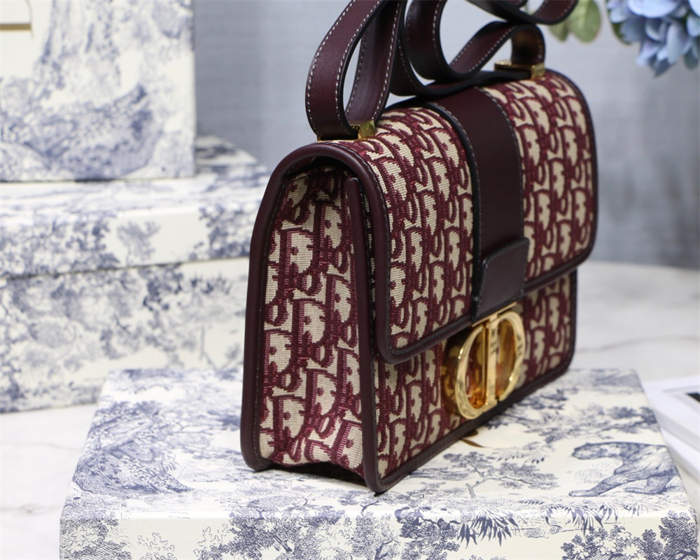 D*or 30 montaigne chain bag rosered 24x18x8 cm