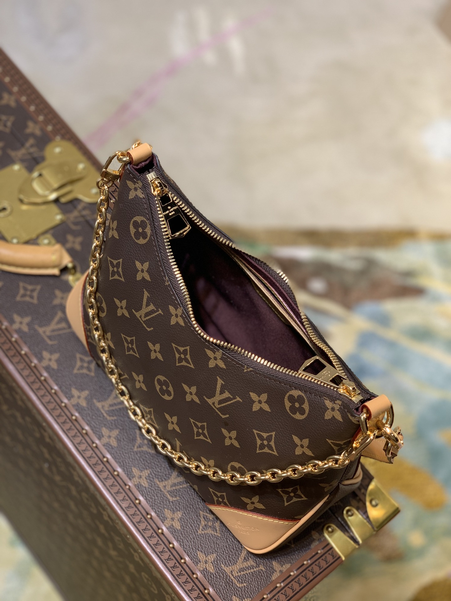 LV M45832 Boulogne 11.4 x 6.3 x 3.7 inches