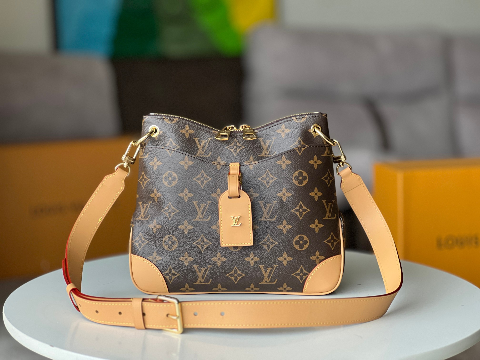 LV Odéon PM M45354 9.4x8.7x3.1 inches