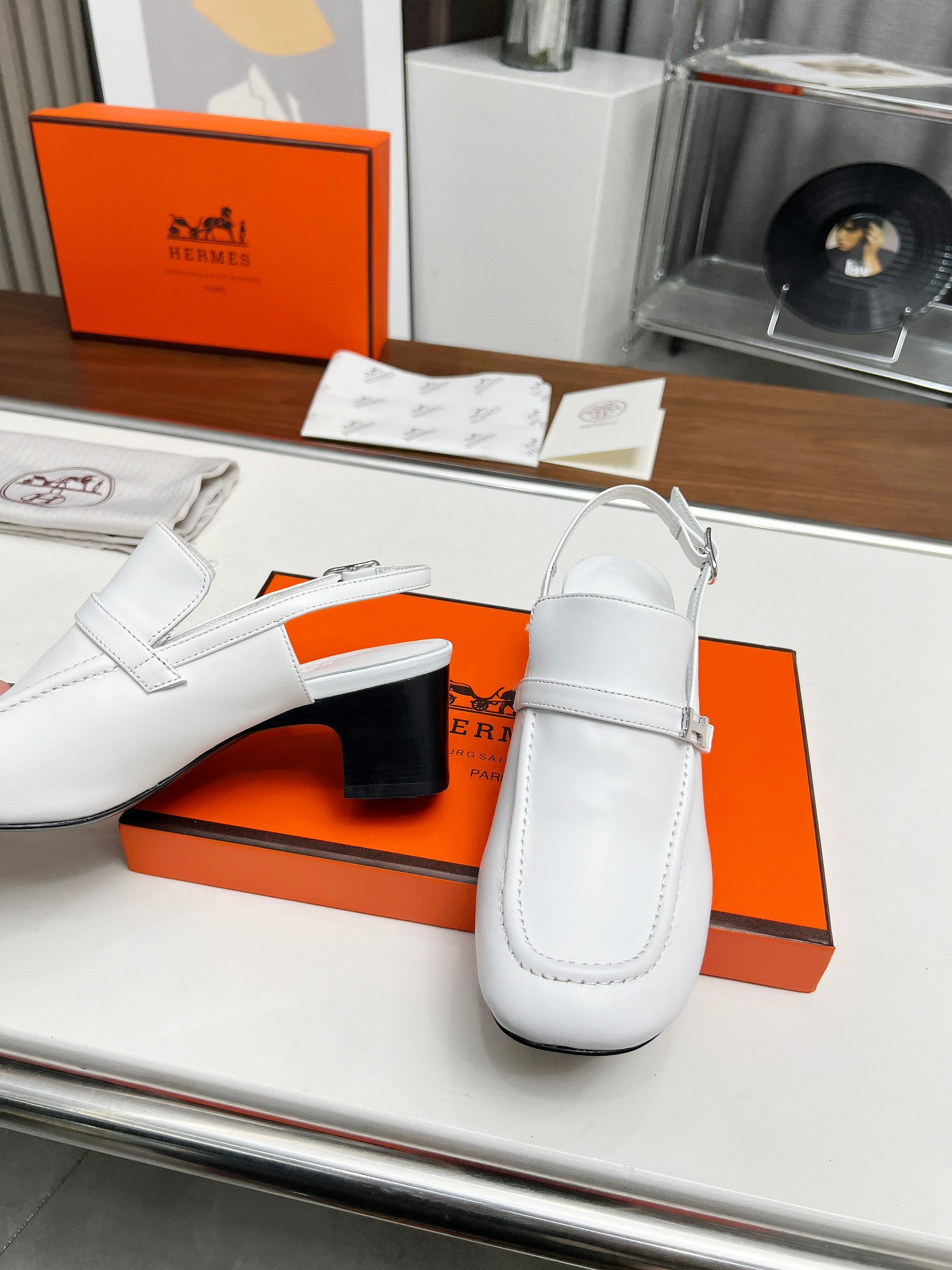 ua H**mes infinie 50 pump