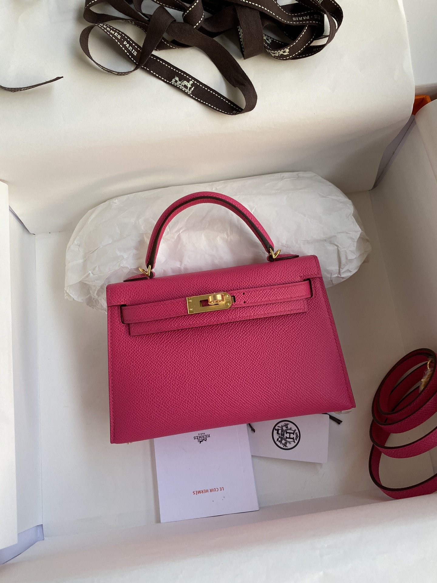 H**mes mini kelly 19 19×6×12cm
