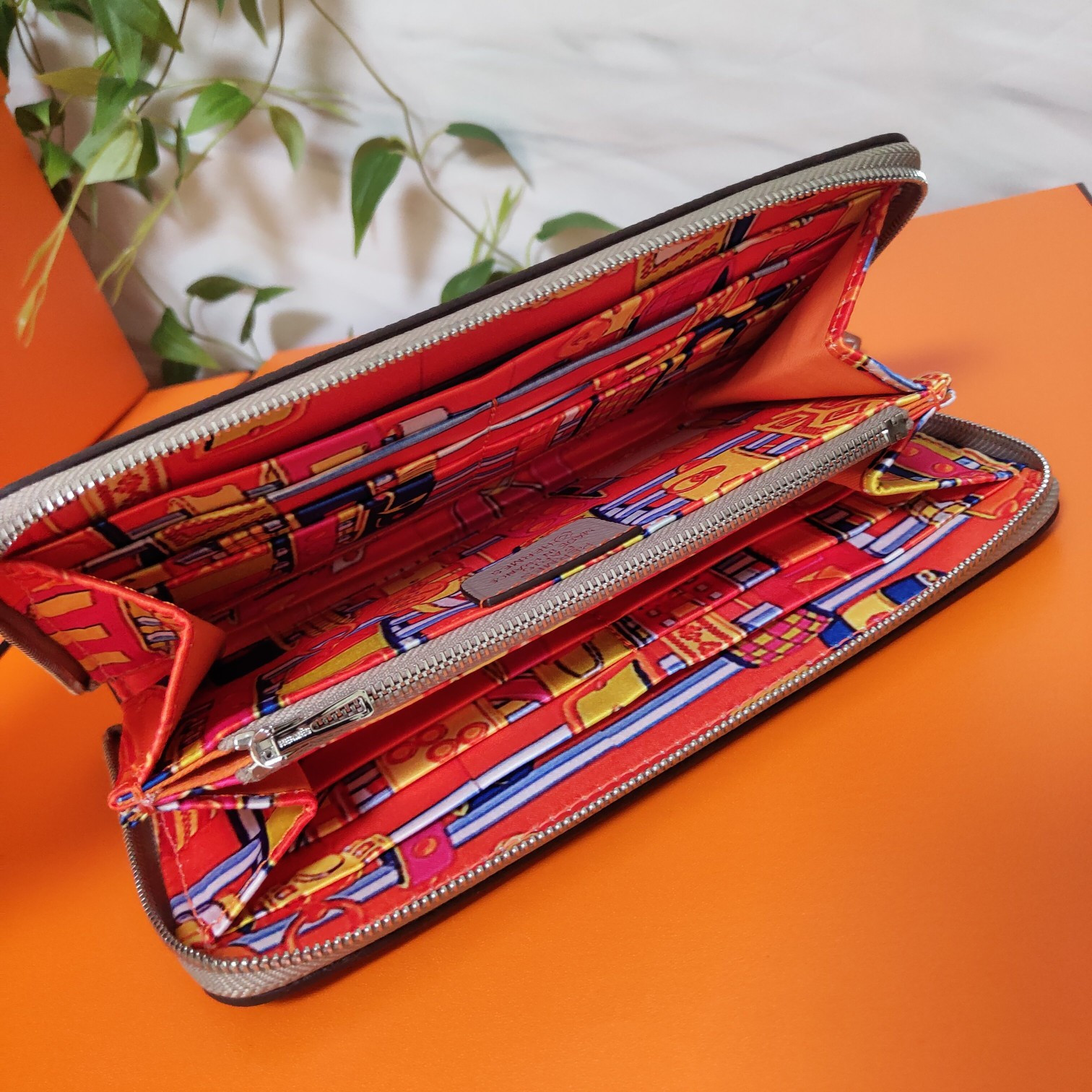 H**mes long wallet 20x11cm