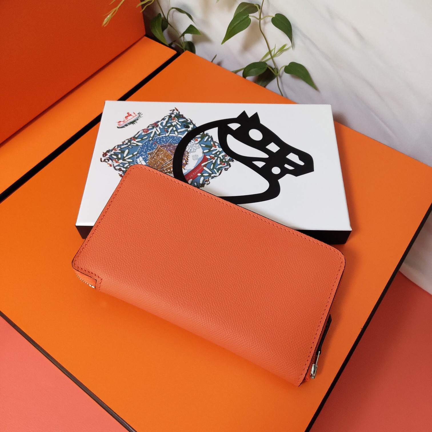 H**mes long wallet 20x11cm