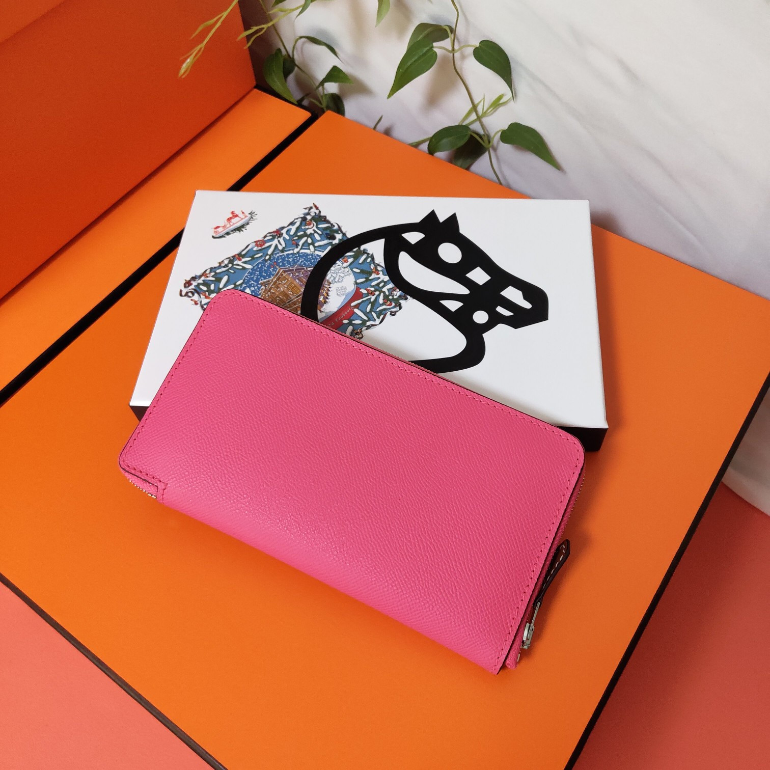 H**mes long wallet 20x11cm