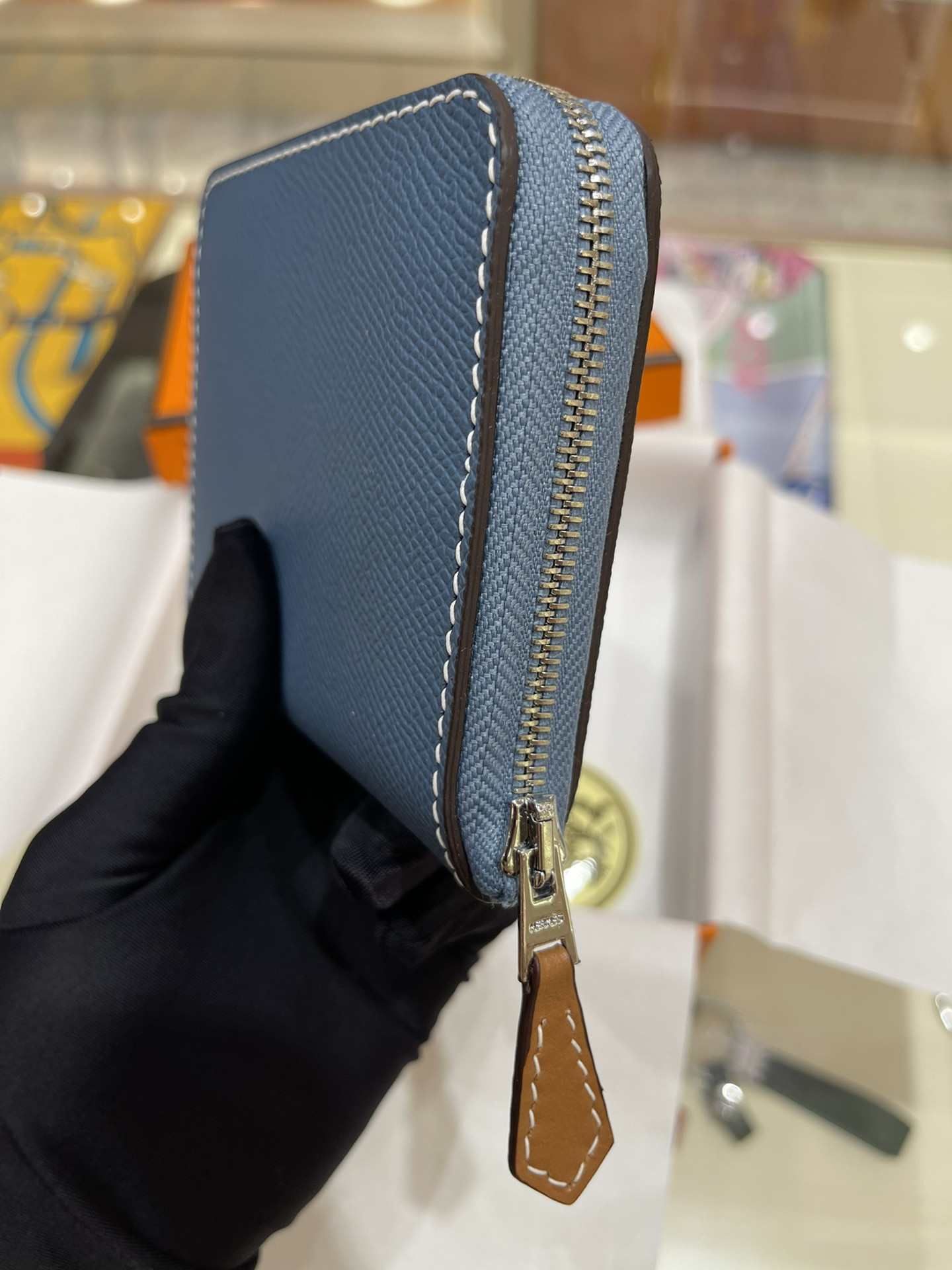 H**mes wallet 11.5x2x9.5cm