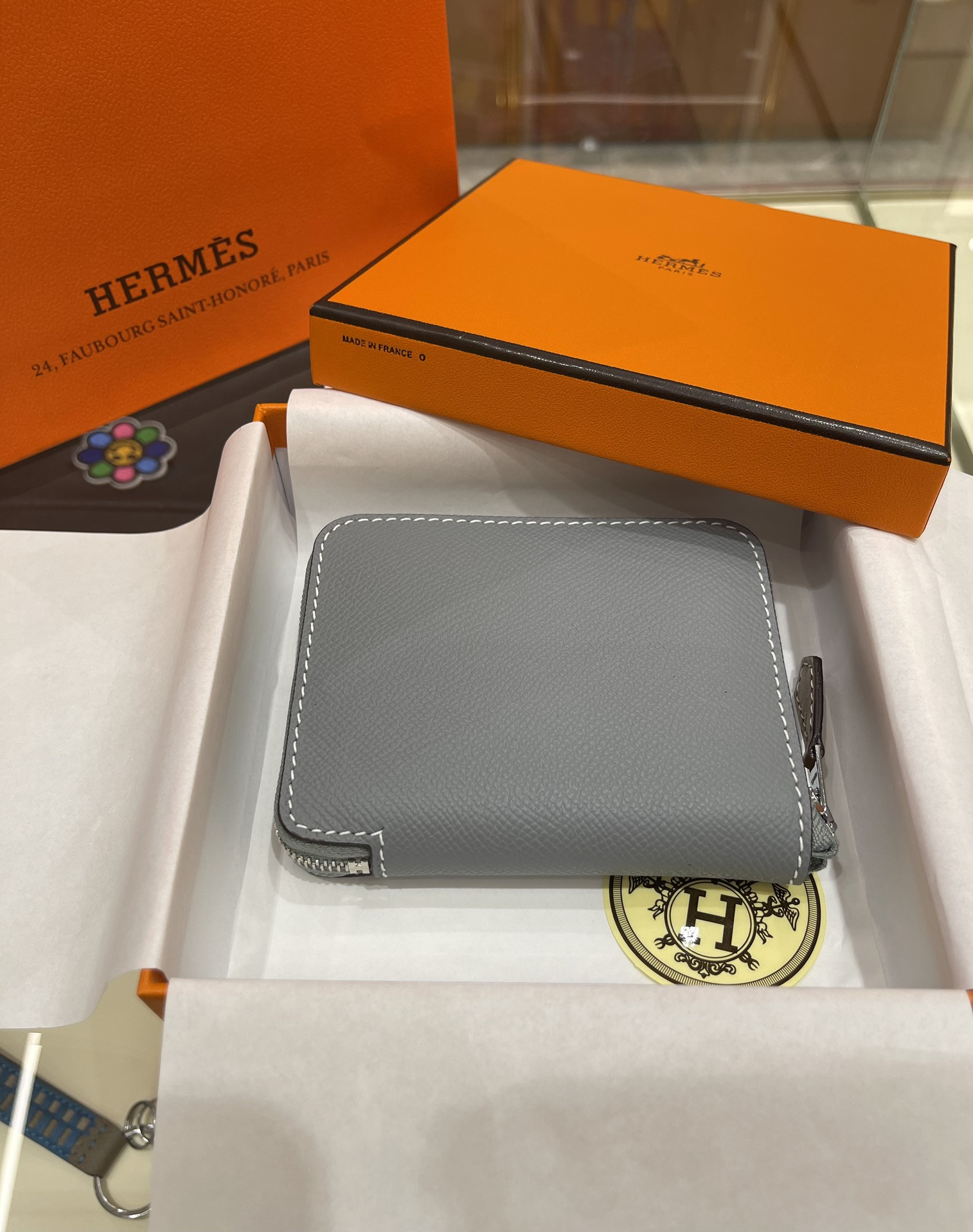H**mes wallet 11.5x2x9.5cm