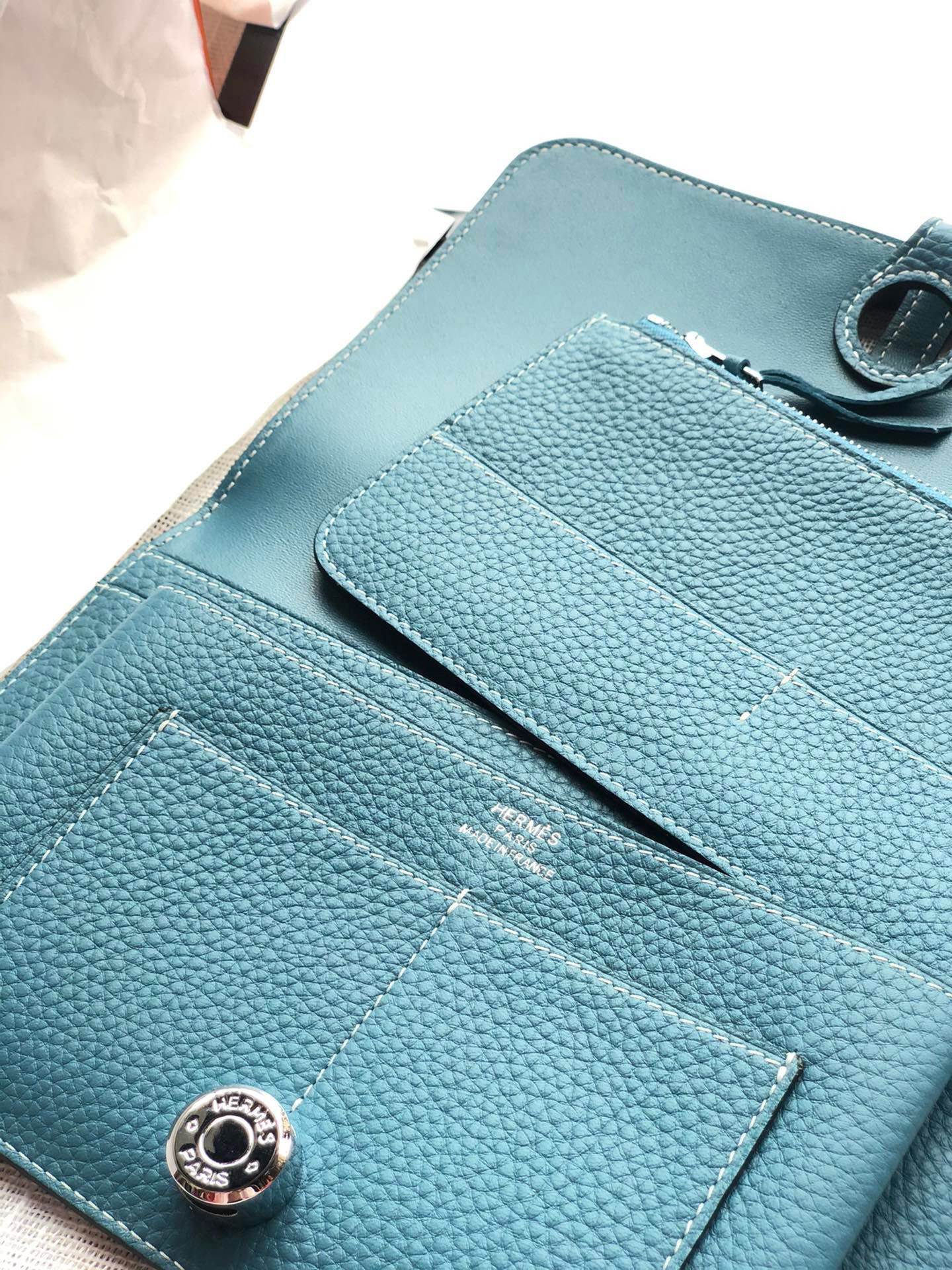 H**mes dogon duo wallet 20.1cm