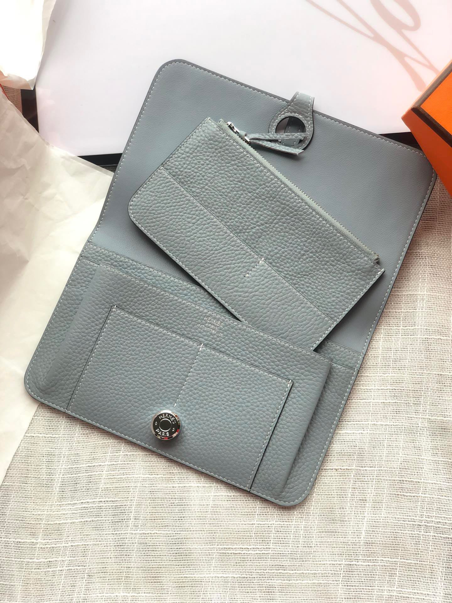 H**mes dogon duo wallet 20.1cm