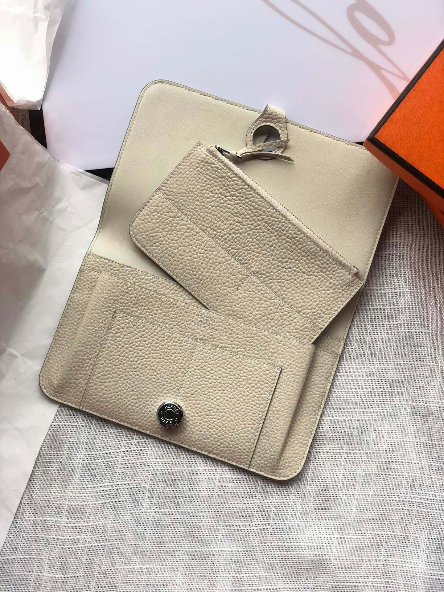 H**mes dogon duo wallet 20.1cm