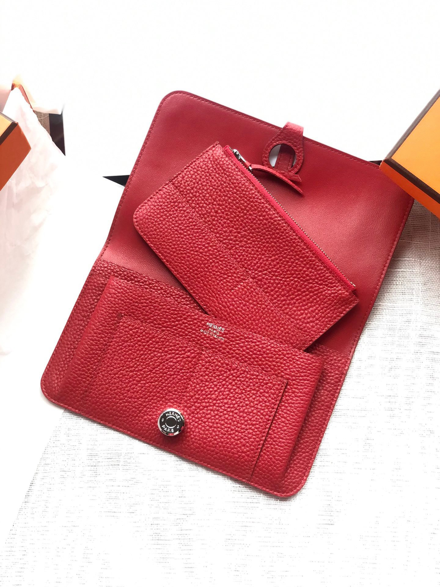 H**mes dogon duo wallet 20.1cm