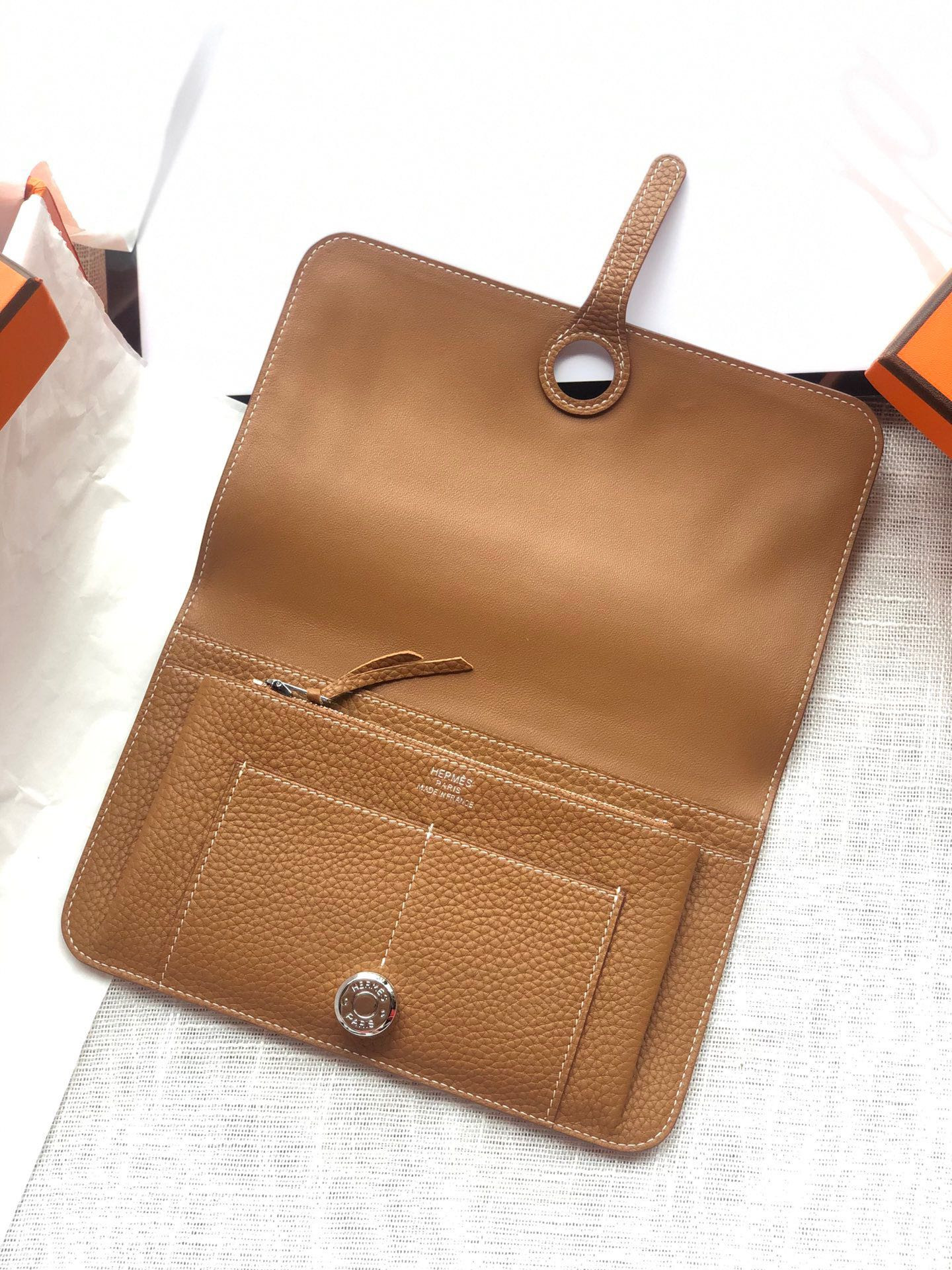 H**mes dogon duo wallet 20.1cm