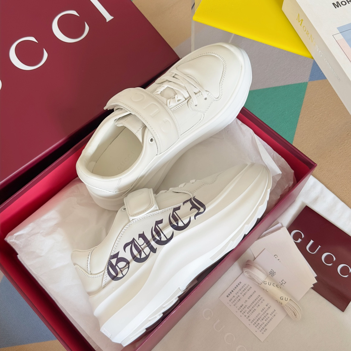 ua G*u*i wave wedge sneaker